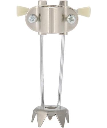 BORDSTRACT Stainless Steel 5-Prong Cane Tip Ice Grip Attachment - Anti-slip Safety Accessory for Walking Canes, Trekking Poles, and Crutches - Buy Online on SooperMarket.com