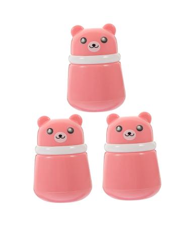 Mikinona 3pcs Powder Puff Box Body Powder Baby Powder Baby Powder for Newborn Empty Puff Box Powder Puff Container Powder Puff Kit Loose Powder Containers Makeup Powder Container Puff Boxes