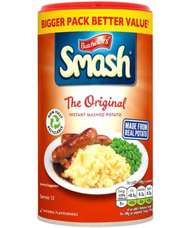 Instant Mash Bundle with Batchelors Smash Original Mash Potato 360g 2 Pack + Brightdale Kitchen Booklet - Buy Online on SooperMarket.com