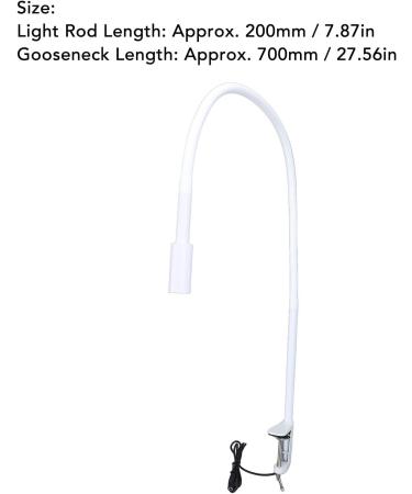 Marhynchus LED Eyelash Extension Lamp - Gooseneck LED Floor Light for Skincare & Lashes - US Plug 100-240V - Buy Online on SooperMarket.com