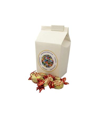 Personalized Customise with Your Own Message or Image 250g Carton of Walkers Individually Wrapped Nutty Brazil Toffees Sweet