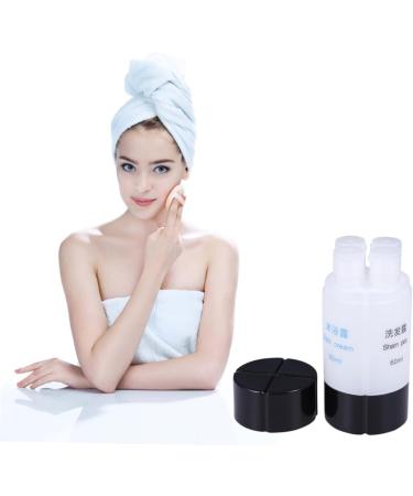 PLAFOPE 1pc Set 4 in 1 Travel Dispenser Cosmetic Travel Containers Travel Cosmetic Containers Leakproof Travel Lotion Bottle Travel Liquid Container Travel Toiletries Empty Bottle Storage medium Black - Buy Online on SooperMarket.com
