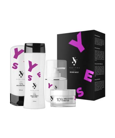 YES!YOU Urea Body Care Set - Moisturizing Hand Cream Foot Cream Body Lotion & Cuticle Butter for Intense Hydration | International Shipping Available - Buy Online on SooperMarket.com