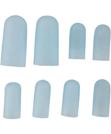 High-Quality Hammer Toe Covers - Silicone 4 Pairs Breathable Ventilation Large Toe Caps for Corns & Blisters Relief - Buy Online on SooperMarket.com