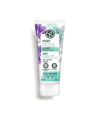 Yves Rocher Cooling Gel to Relieve Leg Fatigue Organic Mint 75 ml./2.5 fl.oz.