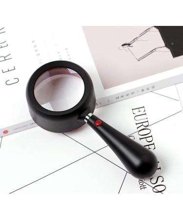 XENITE Magnifying Glass High-Definition Magnifying Glass 20 Times Handheld Light with LED Lights High-time Maintenance Identification Elderly Students Children Reading Magnifying Glass (Color : WH M - Buy Online on SooperMarket.com
