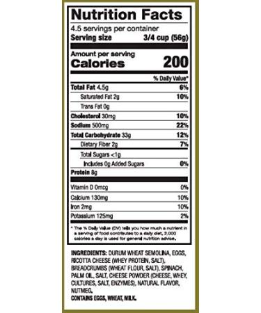 Delallo Ricotta Spinach Tortellini 8.8 oz - 12 Pack - Buy Online on SooperMarket.com
