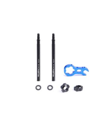Bibike Presta Valve Extender Kit 45mm/80mm Presta Valve Extension Rod with Valve Core Remover Tool (Pack of 2) 80mm detachable