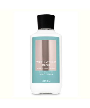 Bath and Body Works Men's Collection Whitewater Rush Lightweight Body Lotion Super Smooth 16 hr Moisture with Shea Butter and Vitamin E 8 fl oz / 236 ml