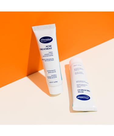 Dermisa Acne Treatment Cream with 5% Benzoyl Peroxide | Spot Treatment for Pimples & Breakouts | Aloe Vera Infused, Fragrance Free - 1oz - Buy Online on SooperMarket.com