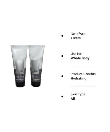 Bath and Body Works Men's Collection Ultra Shea Body Cream 2 Pack - Clear Horizon 8 Oz - Ultimate Hydration - Buy Online on SooperMarket.com