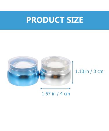 2 Sets Nail Stamp Manicure Kit - French Tip Silicone Stamper DIY Nail Beauty Accessories - Durable PVC Templates & Scraper - Buy Online on SooperMarket.com