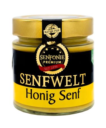 Altenburger Original Senfonie Premium Honey Mustard 180 ml medium-hot mustard refined with 25% honey gluten-free