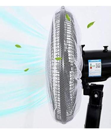 ARAWARA 20 Inch Fan Mesh Dust Cover - Set of 2 | Washable, Reusable, Anti-Dust | Child Safe | for Round Fans - White - Buy Online on SooperMarket.com