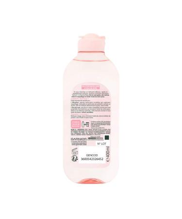Garnier SkinActive All-in-1 Micellar Water with Rose Water for Dark & Sensitive Skin - 400ml - International Shipping Available - Buy Online on SooperMarket.com