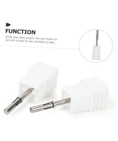 minkissy Acrylic Nails Trim Drill Bit Spas Nail Drill Shank Nail Shank for Women Nail Shank for Nail Drill Small Grinding Head Metal Nail Shaft Core Women's Nail Supplies Tungsten Steel - Buy Online on SooperMarket.com