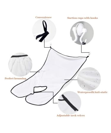 Buy Bart L tzchen Not-Stick Rasier Labbe | Hair Catcher Apron with Suction Cups - Premium Men's Grooming Accessory - Buy Online on SooperMarket.com