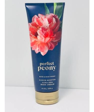 Bath and Body Works PERFECT PEONY Ultra Shea Body Cream 8 Ounce (2020 Limited Edition)