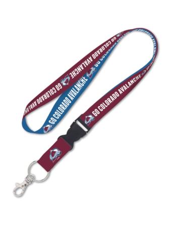 Colorado Avalanche SLOGAN Lanyard w/detachable buckle 1"