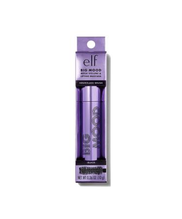 e.l.f. Big Mood Mascara - Bold Volume & Instant Lift for Long-Lasting Voluminous Lashes - Infused with Jojoba Wax - Black 0.30 fl Oz - Buy Online on SooperMarket.com