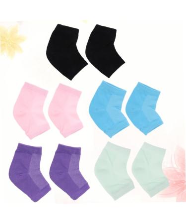 Healeved 5 Pairs Gel Socks Boat Socks Silicone Socks for Dry Feet Women Moisturizing Heel Socks Feet Care Sock Feet Moisturizer Socks Ankle Socks Men and Women High Heel Absorb Sweat - Buy Online on SooperMarket.com
