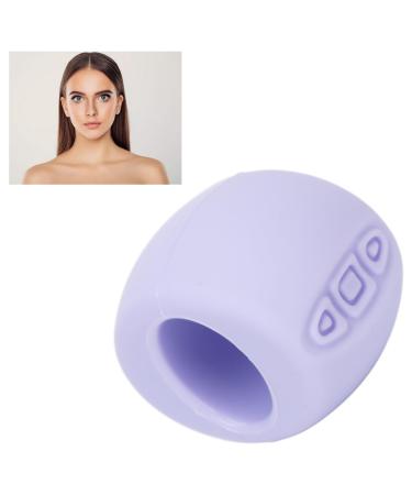 Purple Jaw Exerciser 50LB bite resistance lifts the facial skin for forming losing weight - controlled cravings with food -safe silicone