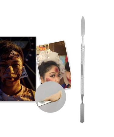 Universal Stainless Steel Skin Wax Knife - Double-Sided Applicator for Special Effects Makeup & Sculpting - Buy Online on SooperMarket.com