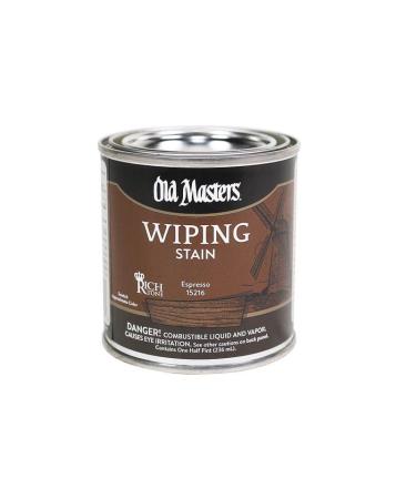 Old Masters Semi-Transparent Espresso Oil-Based Wiping Stain 0.5 pt.