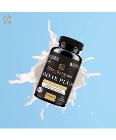 Supplements for BONES - Hair Nails & Skin Support - with Calcium Magnesium Zinc Vitamin D3 K1 Plus. Halal Gluten-Free Gelatin-Free - 60 Tablets. - Buy Online on SooperMarket.com