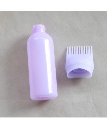 Towarm Blue White Purple 3pieces Comb Applicator Bottle 6 Ounce Bottle Comb with Graduated Scale for Hair Dye Coloring Scalp Treatment Essential (3pcs) - Buy Online on SooperMarket.com
