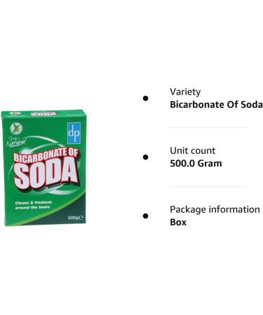500g Clean & Natural Bicarbonate of Soda - Pack of 1 | 100% Pure Sodium Bicarbonate - Buy Online on SooperMarket.com