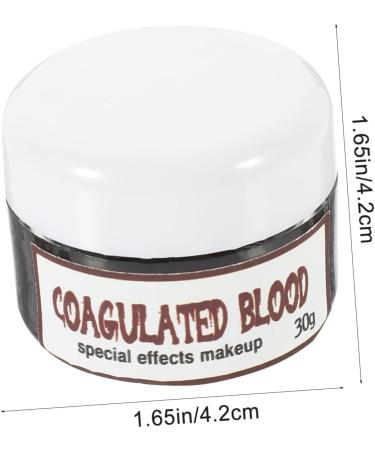 DOITOOL 4 Pcs Simulated Plasma Dress up Blood Fake Blood Prop Makeup Carrier Fake Wound Blood Wax Fake Blood for Face Halloween Blood Special Effects Makeup Kit Props Make up Edible Syrup 5.5X5.5X3.6CMx2pcs Dark Redx2pcs - Buy Online on SooperMarket.com