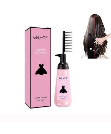 3-second Silk & Gloss Hair Straightening Cream Fast Straightening Nourishing Set 2022 New Hair Straightening Treatment Cream With Comb For All Hair Types (2 pcs)