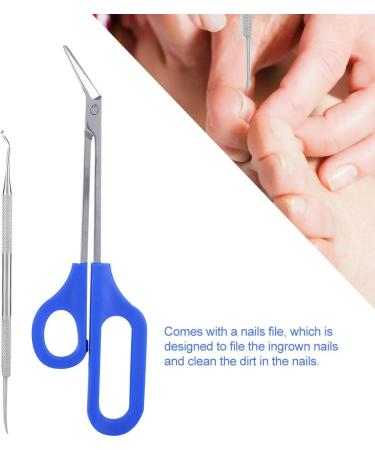 Stainless Steel Pedicure Tool Set Long Handle Handle Foot Nail Manicure Multifunctional Elderly Toenail Scissors Nails File - Buy Online on SooperMarket.com