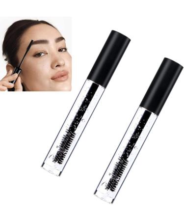 Clear Eyebrow Setting Gel Waterproof Liquid Brow Shaping Gel Long Lasting Brow Gel with Brush 2PCS eyebrow styling wax - Buy Online on SooperMarket.com