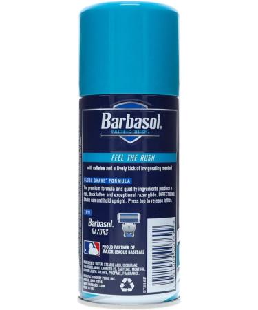 Barbasol Pacific Rush Shaving Cream for Men - Thick & Rich 10 oz | Buy Internationally - Buy Online on SooperMarket.com