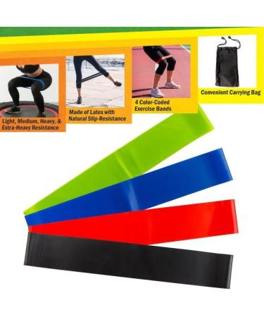 Wakeman Resistance Bands & 1/4in Yoga Mat - Premium Exercise Gear for Home & Travel | Shop Internationally - Buy Online on SooperMarket.com