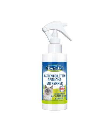 Bactador enzyme cleaner caturine - cat toilet smell remover spray 150ml - microbiological odor neutralizers - dog/cat urine odor remover: pore depth cleaning in the animal environment 1 piece (1 Pack)