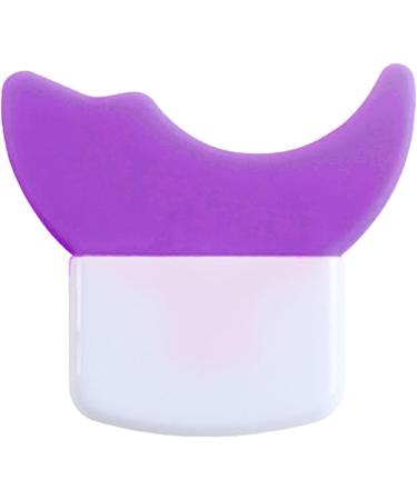Mascara Eyelash Deflector Eyelash Applicator Prevent Smudge Double Arc Silicone For All Face Shapes (Purple) - Buy Online on SooperMarket.com