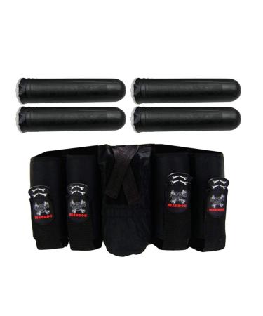 Maddog 4+1 Vertical Paintball Harness w/Paintball Pods