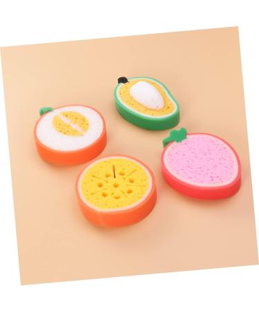 NOLITOY 12 Pcs Body Wash Sponge Set - Cute Exfoliating Shower Pads for Kids - Mini Dollhouse Bath Sponge & Wooden Snowman Design - Ideal for Children's Bath Time - Buy Online on SooperMarket.com