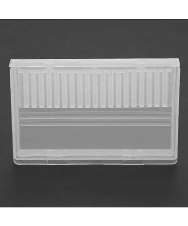 FILFEEL Nail Drill Bit Storage Box - 20 Slots Clear Plastic Detachable Case for Nail Art & Manicure Accessories - Buy Online on SooperMarket.com