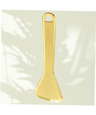 FOMIYES Eye Cream Spoon Facial Lift Roller Puffiness Eye Tools Facial Cream Brush Mini Cosmetic Spoon Face Cream Spoon Beauty Scoop Spatula Eye Creams Zinc Cream Spoon Scraping Board Metal 7x2.5cm Golden - Buy Online on SooperMarket.com