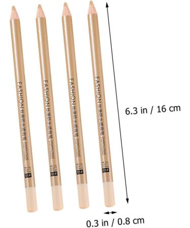 Healeved 16 Pcs Concealer Pen Concealer for Marks Makeup Concealer Women Makeup Supplies Wooden White - Buy Online on SooperMarket.com