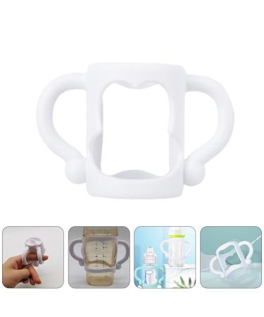 2pcs Toddmomy Silicone Baby Bottle Handle Grips - White | Newborn Bottle Accessories - Buy Online on SooperMarket.com