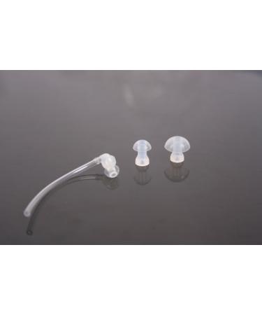 AnHua 1x Universal Sound Tube + 3 x Ear Plugs/eartips/Domes for BTE Hearing Aids