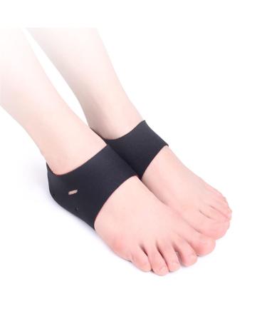 Bexdug Moisturizing heel socks - toe -free spa socks with gel food cracked heels reduce pain in plantar fasciitis Achilles tendon inflammation heel spur