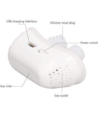 Double Turbofan Snoring Nasal Vents for Men - Improve Sleep Quality at Night (White) - Buy Online on SooperMarket.com