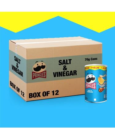 Pringles Salt & Vinegar Case of 12x70g