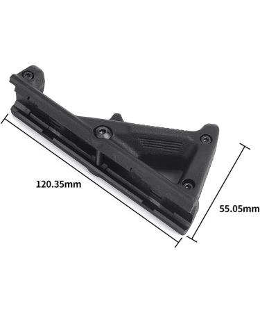 SBGJMY AFG-1 AFG-2 Angular Front Air Force Gripper | Slipproof Triangular Handle for 20mm Picatinny Rail - Black - Buy Online on SooperMarket.com